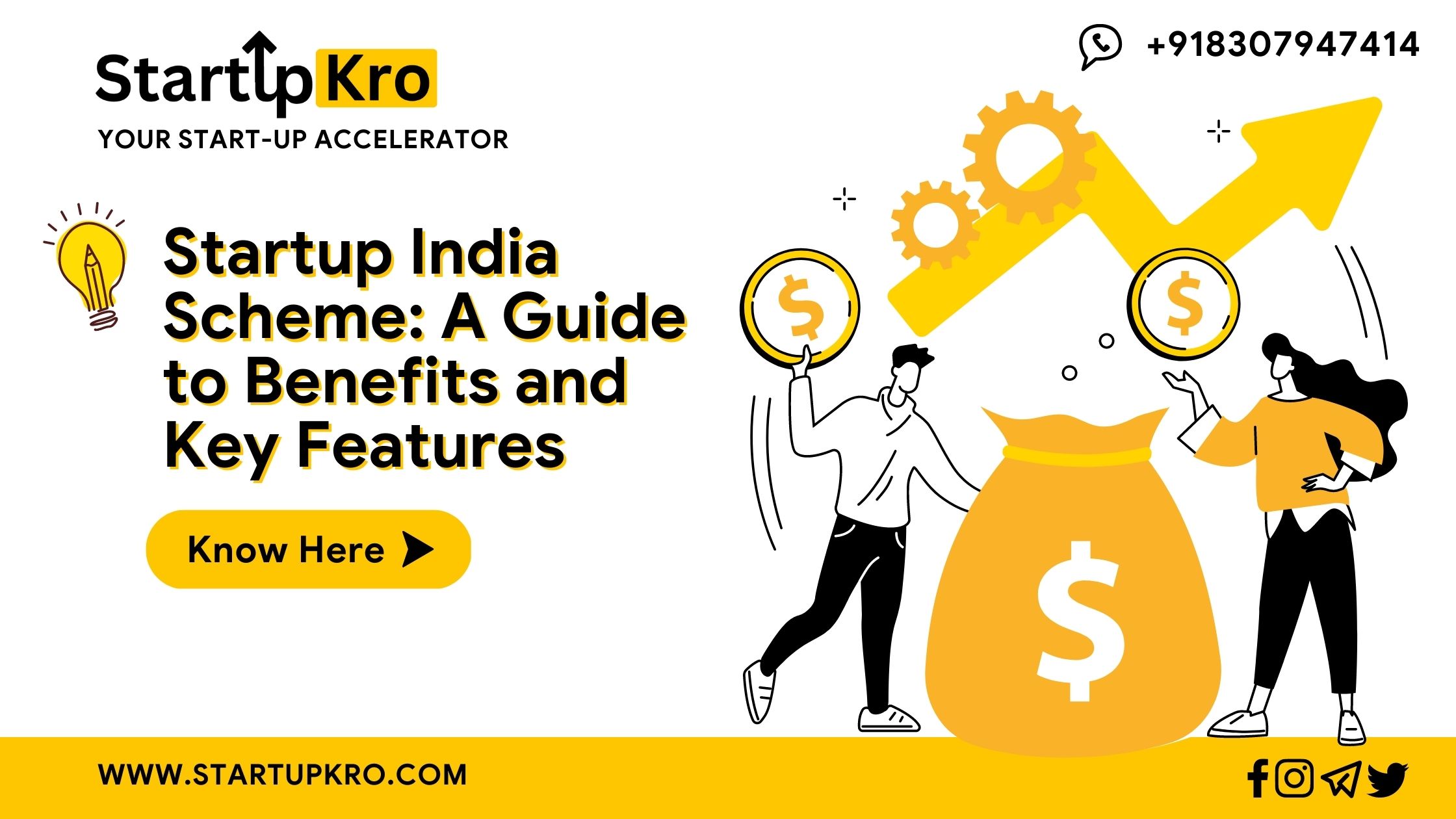 SUK Banner - Startup India Scheme A Guide to Benefits and Key Features